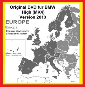 Bmw dvd road map europe high 2013 mk4 #6