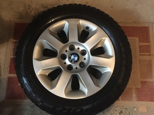 Alufelgen mit winterreifen bmw #5