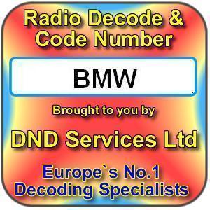Bmw unlock code for radio #4