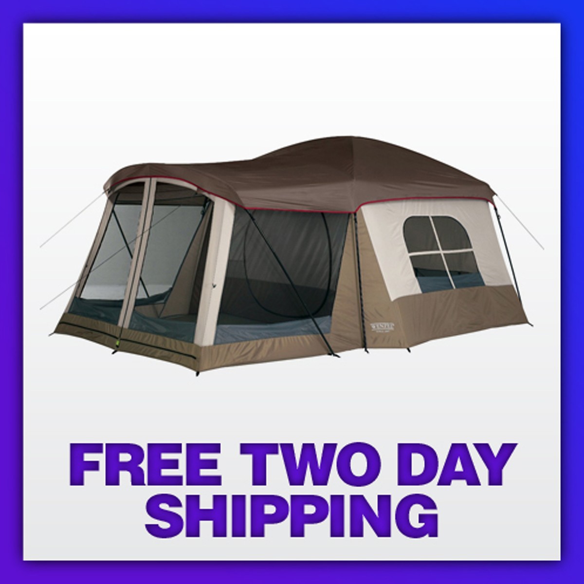 Brand New Wenzel Klondike 16 X 11 Feet 8 Person Family Cabin Dome