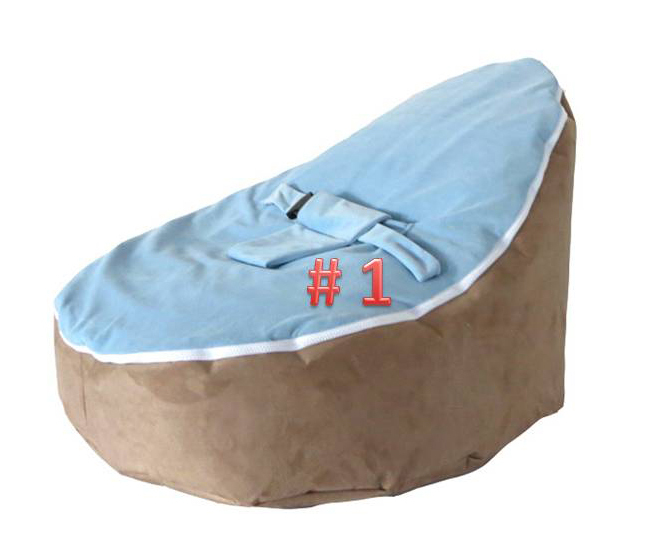 Details about Lovely blue Baby Bean Bag Chair Bed For Infants Toddlers ...