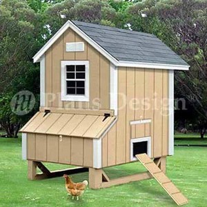 Backyard Chicken Poultry House Coop Buling Plans 90405G ...