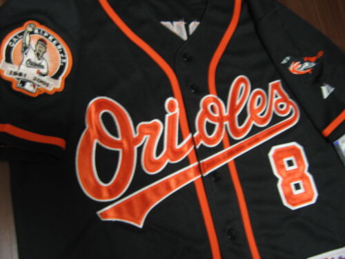 Baltimore Orioles #8 Cal Ripken Jr.w/Dual Patch sewn Jersey XL black New w/Tags in Sporting Goods, Wholesale Lots, Other Wholesale Lots | eBay