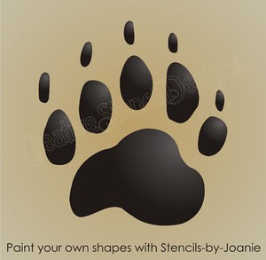 Paw Stencil