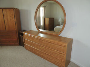 Bedroom Set Armoire, Dresser Bureau  Nightstand (craftmatic adjustable bed)