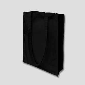 Details about â™¥ Black Heavy Cotton Canvas Shopper Tote Bag Plain â™¥