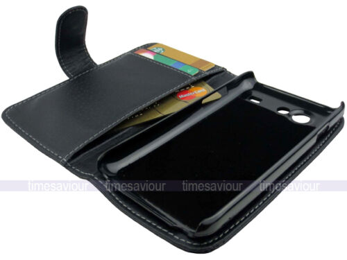 Black Leather Case Wallet for Samsung Galaxy S Advance i9070 Inner Card Slot in Cell Phones & Accessories, Cell Phone Accessories, Cases, Covers & Skins | eBay