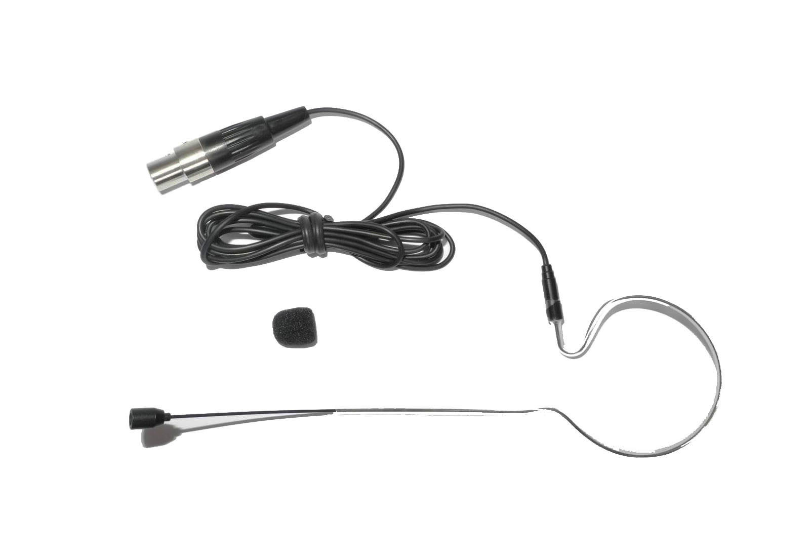 Black Single ear Headset Microphone for AKG Samson Wireless Mic System