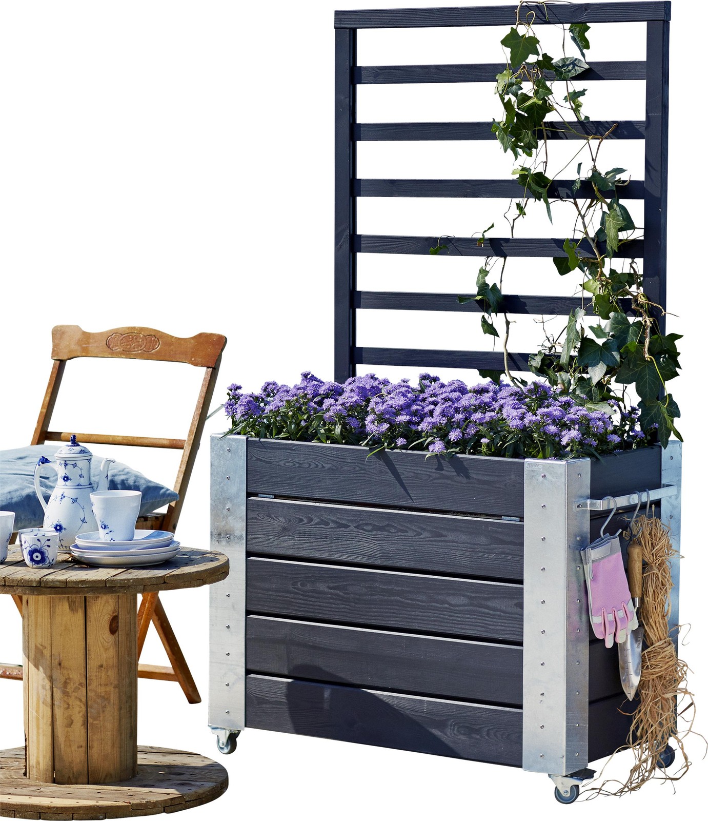 Gartentopf mit Rankgitter Holzmetall Design Deko Blumenkasten Blumen Blumenkasten Mit Rankgitter Holz Obi ~ Gartentopf mit Rankgitter Holzmetall Design Deko Blumenkasten Blumen