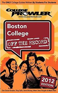 Boston College 2012: Off the Record Samantha Durant and Kelley Gossett