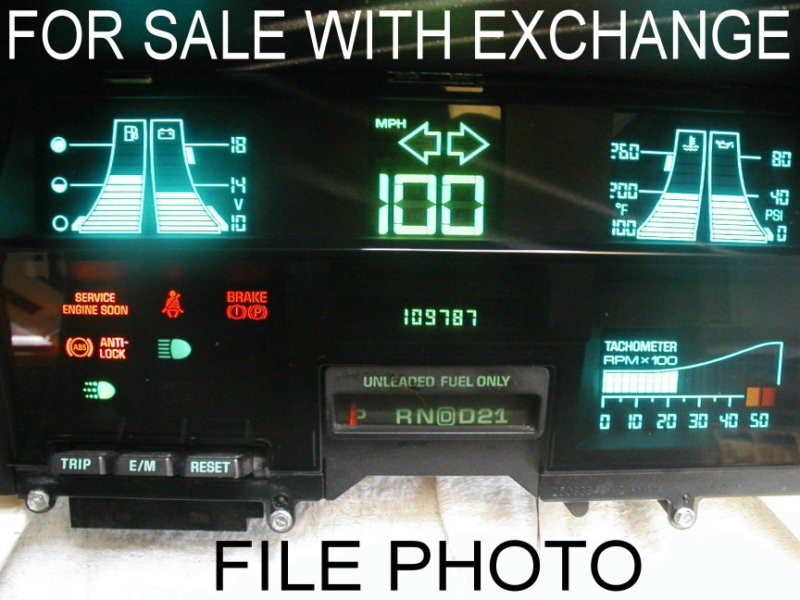 CHEVY OEM S 10 S10 DIGITAL INSTRUMENT CLUSTER DASH IPC