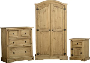 3 bedroom set
 on ... MEXICAN PINE TRIO BEDROOM SET 3 PIECE / BEDROOM / FREE DEL | eBay