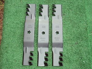 CRAFTSMAN 54 inch SET OF 6 GATOR BLADES 187255 187254 187256 FITS POULAN HUSQVARNA 