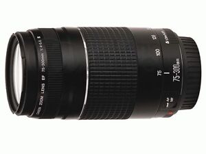 Canon EF 75-300mm F/4.0-5.6 III Lens New in Box!!! in Cameras & Photo, Lenses & Filters, Lenses | eBay