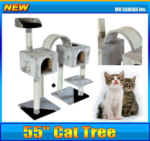 Cat Tree Scratching Scratcher Condo 45" Pet House Post Furniture New in Pet Supplies, Cat Supplies, Furniture & Scratchers | eBay