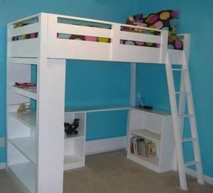 images of youth teen loft bed plan build your own diy woodworking 