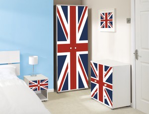 Childrenbedroom Furniture Sets on Children S Bedroom Furniture Sets   Union Jack Design   Ebay