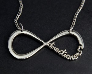  Direction Infinity Necklace on 1d One Direction Directioner Infinity Pendant Chain Necklace   Ebay