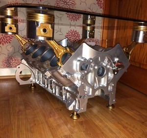 V8 Engine Coffee Table