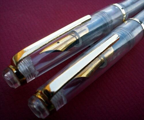 Clear Demonstrator Fountain Pen m nib buy one get one free ...MADE IN INDIA in Collectibles, Pens & Writing Instruments, Pens | eBay