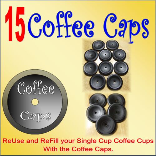 Coffee Caps Reuse And Refill The Keurig® K-Cup® packs. Coffee Cup Lid Top Qty 15 in Home & Garden, Food & Wine, Coffee | eBay