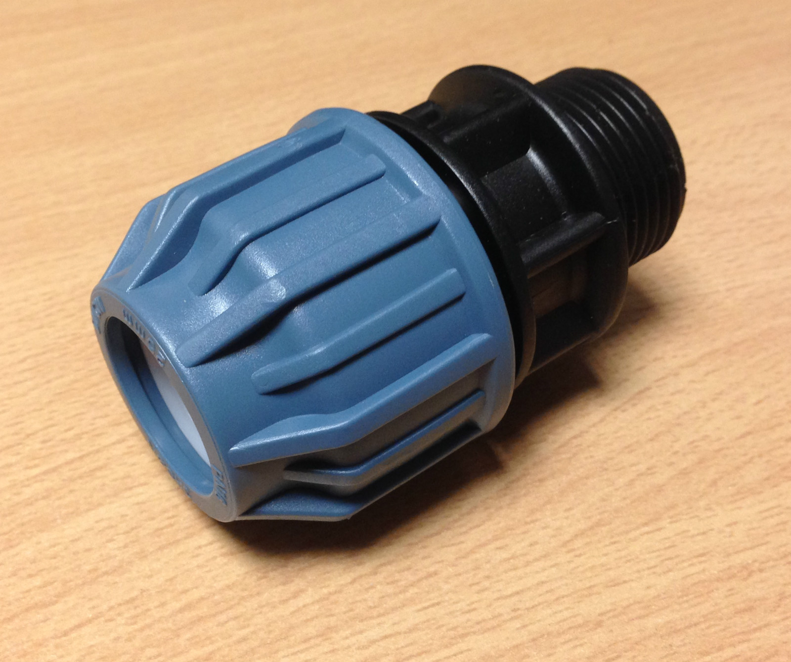 Compression Adaptor 1" BSP Male x 25mm Plastic Plumbing Fitting PACK