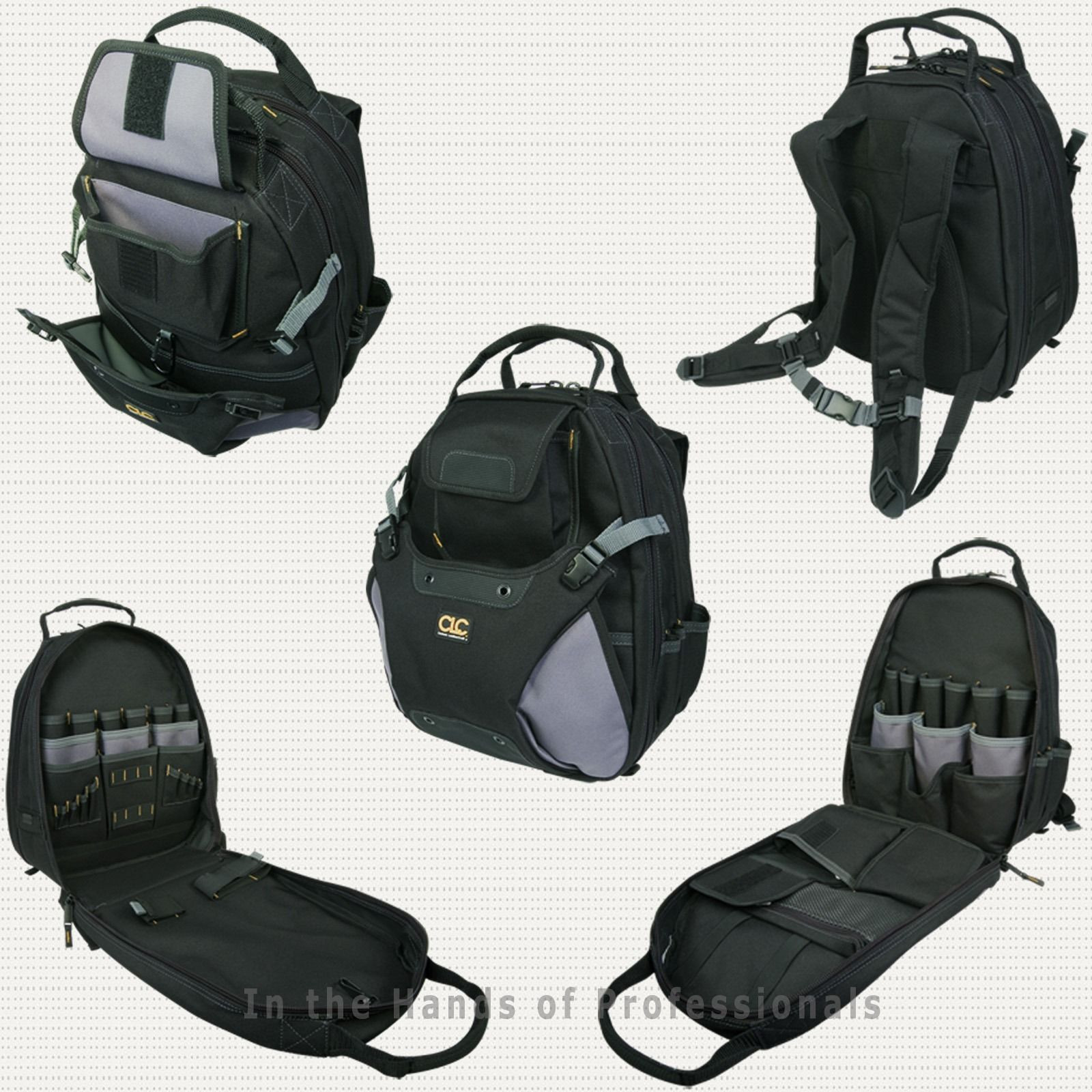 Custom LeatherCraft CLC 1134 Tool Backpack, 48Pocket