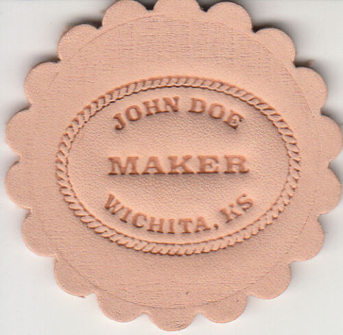 Custom Makers Stamp for leather embossing / clicker and hammer delrin stamp in Crafts, Home Arts & Crafts, Leathercraft | eBay