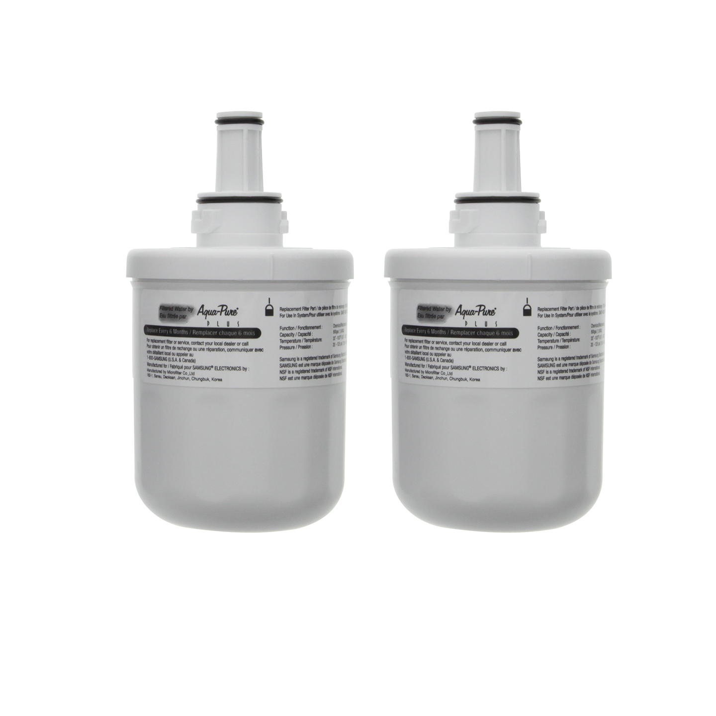 DA2900003G DA2900003F Samsung AquaPure Plus Refrigerator Water Filter, 2 Pack eBay