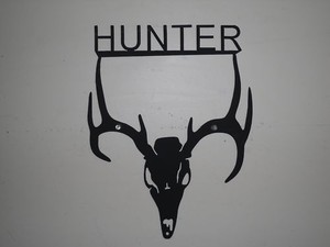 Metal+deer+skull+mount