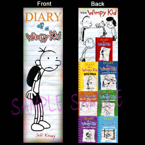 DIARY of a WIMPY KID BOOKMARK Dog Days Book Marker Cabin Fever the Ugly Truth in Books, Accessories, Bookmarks | eBay
