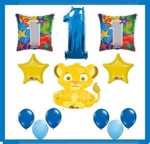  Birthday Party Favors on Disney Lion King First Birthday 1st Simba Party Supplies Balloons