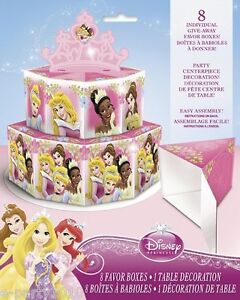 Disney Princess Birthday Party Supplies on Disney Princess Favor Boxes Table Centerpiece Kit Birthday Party