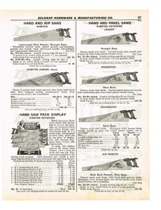 Vintage Hand Saws