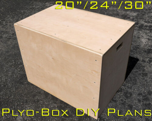 DIY PLYO-BOX 20" 24" 30" DETAILED PLANS CROSSFIT JUMP DIAGRAMS PLYWOOD EXERCISE in Sporting Goods, Exercise & Fitness, Gym, Workout & Yoga | eBay