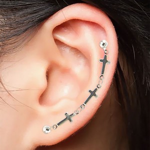 Double piercing earrings uk zapatos