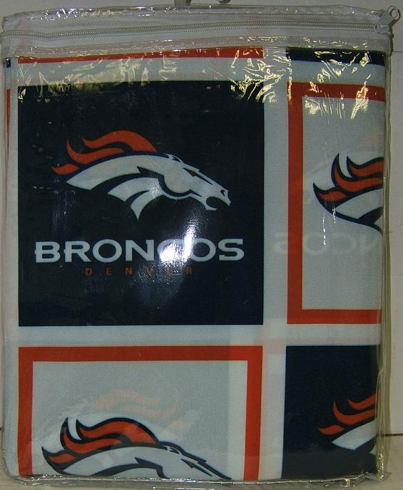 Denver Broncos 72x72 Fabric Bathroom Shower Curtain On Popscreen