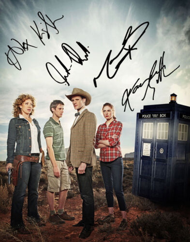 Doctor Who Cast signed 11x14 Photo - Dr Matt Smith & Karen Gillan Autographs in Entertainment Memorabilia, Autographs-Original, Movies | eBay