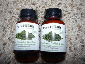  Oz-Pure-Health-2-Bottles-Green-Coffee-Bean-Extract-800-mg-60-capsules