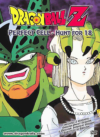 Dragon Ball Z Perfect Cell Hunt for 18 DVD, 2002, Includes Uncut and