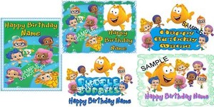 Bubble Guppies Birthday Cake on Edible Cake Image Bubble Guppies Birthday Party Icing Sheet Topper