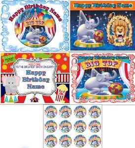 Carnival Birthday Cakes on Edible Cake Image Carnival Circus Party Icing Sheet Topper Or Cupcakes