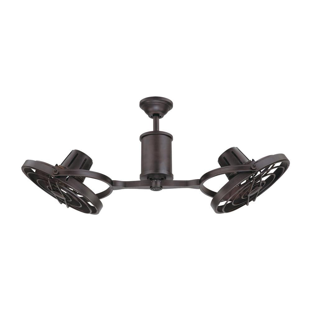 ... FARADAY AGED BRONZE DUAL FAN OUTDOOR DAMP Ceiling Fan FARII13ABZ3RW