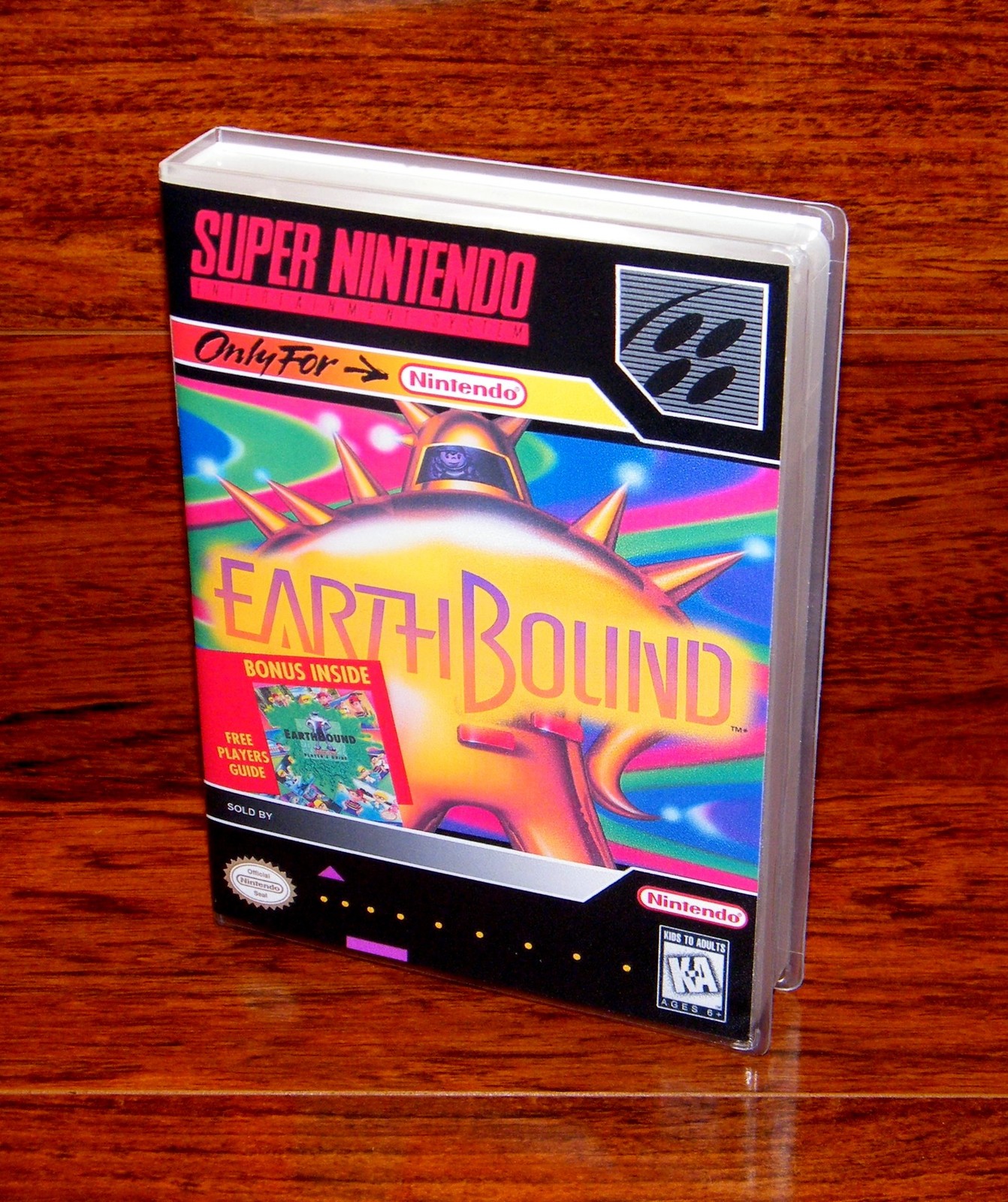 EarthBound (Super Nintendo SNES) **Box & Reproduction Cover Art Only**