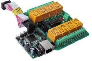 Controller Ethernet on Ethernet Relay Controller Module Web Server Ip   Ebay