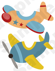  Planes Aviator Baby Boy Nursery Kids Wall Stickers Decals Decor | eBay