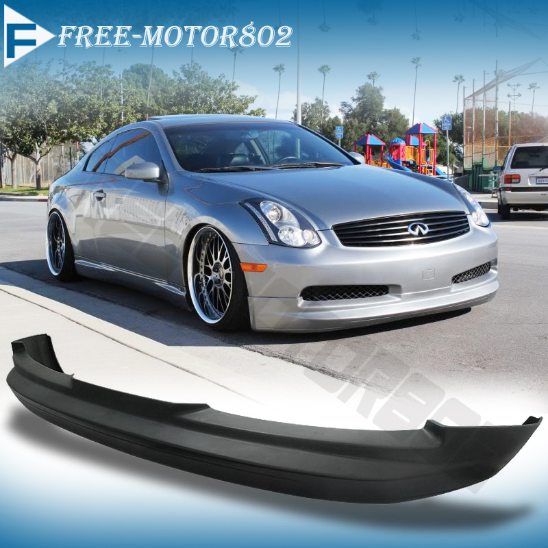 FOR 0307 INFINITI G35 2DR COUPE FRONT BUMPER LIP SPOILER BODYKIT G