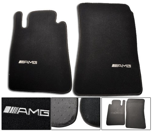 Mercedes benz carpet floor mats with logo