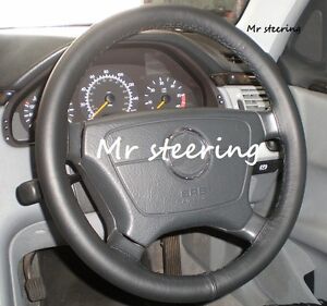 Leather steering wheel cover mercedes