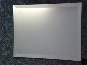 Frameless Bathroom Mirrors on Frameless Bevelled Edge Mirror   Made To Your Own Size   Ebay